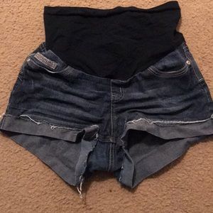 Denim shorts